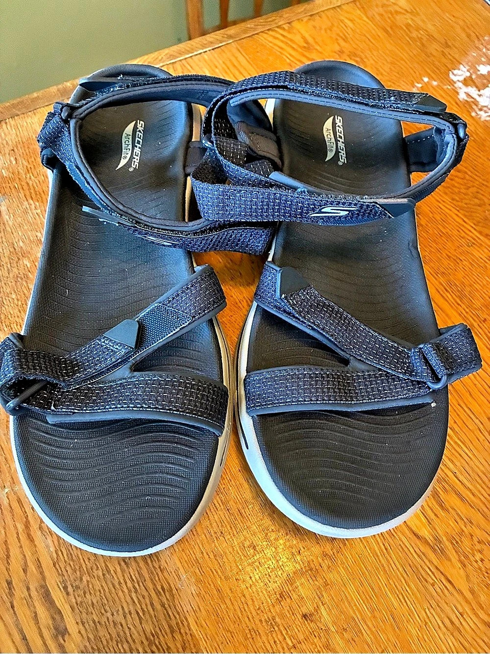 Skechers Arch Fit Sport Sandals Blue & Gray US 10